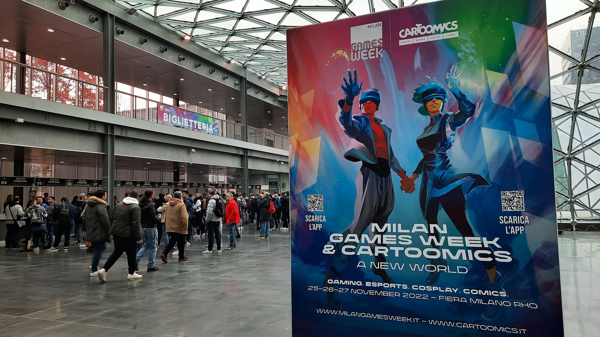 OPENS TODAY AT FIERA MILANO MILAN GAMES WEEK & CARTOOMICS